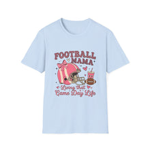 Load image into Gallery viewer, Football Mama Game Day T-Shirt, Football Mom Shirt, Sports Mom Tee, Game Day Apparel, Football Fan Shirt
