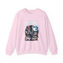 Load image into Gallery viewer, Overthinker Unisex Crewneck Sweatshirt - Cozy Gift for Deep Thinkers, Halloween, Cozy Nights, Thoughtful Apparel, Oversized Sweater
