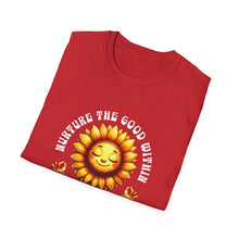 Load image into Gallery viewer, Blooming Sunflower Unisex T-Shirt - Cute, Positive Vibes for Gardening Lovers, Casual Wear, Perfect Gift for Spring Celebrations, [...]
