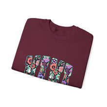 Load image into Gallery viewer, Floral Graphic Crewneck Sweatshirt, Cozy Unisex Sweatshirt, Everyday Comfort Sweatshirt, Flower Print Pullover, Trendy Gift Ideas
