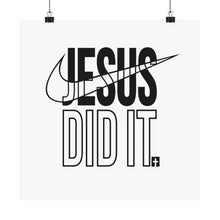 Load image into Gallery viewer, Nike-Inspired Jesus Vertical Poster, Christian Wall Art, Faith Decor, Inspirational Home Accent, Gift for Believers, Religious Decor
