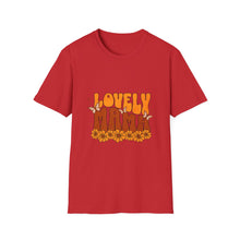 Load image into Gallery viewer, Lovely Mama Floral T-Shirt, Softstyle Tee, Gift for Mothers, Fun Family Top, Cute Mama Apparel, Spring Fashion
