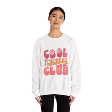 Load image into Gallery viewer, Cool Teachers Club Sweatshirt - Fun Teacher Apparel, Gift for Educators, Teacher Appreciation, School Spirit Wear, Cozy Unisex Crewneck
