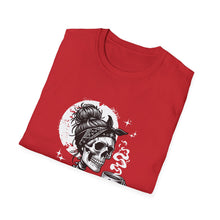 Load image into Gallery viewer, Gothic Skull T-Shirt, Edgy Casual Tee, Halloween Apparel, Unisex Graphic Shirt, Alternative Fashion, Spooky Style
