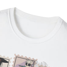 Load image into Gallery viewer, Literary Cat Lover T-Shirt, Fun Gift for Book Lovers, Cozy Reading Tee, Perfect for Birthdays, Cat-Themed Casual Wear
