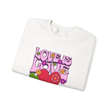 Load image into Gallery viewer, Pride Month Sweatshirt - Love is Love Crewneck, Unisex Casual Wear, LGBTQ+ Apparel, Spring Fashion, Gifts for Valentine's Day
