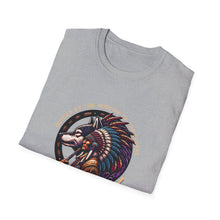 Load image into Gallery viewer, Sacred Adventures Unisex Softstyle T-Shirt, Boho Graphic Tee, Nature Lover Gift, Festival Wear, Tribal Art Shirt, Summer Style
