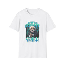 Load image into Gallery viewer, Genius Quote T-Shirt, Unisex Softstyle Tee, Fun Gift for Nerds, Motivational Shirt, Perfect for Birthdays, Casual Wear, Geeky Humor
