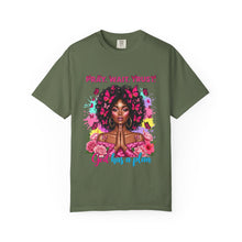 Load image into Gallery viewer, Pray Wait Trust T-Shirt, Inspirational Tee, Faith Shirt, Unique Gift, Spiritual Apparel, God Has a Plan Top
