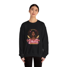 Load image into Gallery viewer, Black History African American Woman Gods Favorite Baddie Sweatshirt, Black Princess Self Love Crewneck Pullover, Unisex Heavy Blend Jumper,
