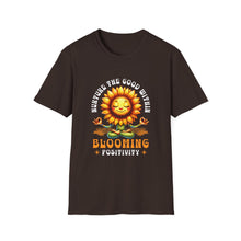Load image into Gallery viewer, Blooming Sunflower Unisex T-Shirt - Cute, Positive Vibes for Gardening Lovers, Casual Wear, Perfect Gift for Spring Celebrations, [...]
