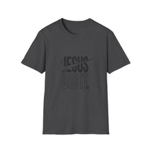 Load image into Gallery viewer, Jesus Did It Unisex Softstyle T-Shirt, Faith-Based Tee, Christian Apparel, Inspirational Gift, Casual Wear
