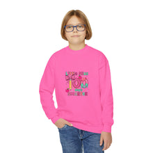 Load image into Gallery viewer, Kids Crewneck Sweatshirt - Little Miss Smarty Design, Perfect Gift for Students, Birthday, Back to School, Cute &amp; Cozy
