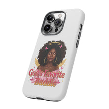 Load image into Gallery viewer, Tough Cases, Phone Case with God's Favorite Baddie, Durable Phone Case, Protective Phone Cover, Unique Cell Phone Case, Fun Phone
