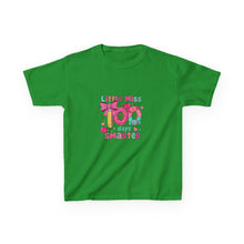 Load image into Gallery viewer, Kids Heavy Cotton™ Tee: Little Miss Smarty, Fun Gift for Little Girls, Back to School Shirt, Birthday Present, Cute Kids Clothing
