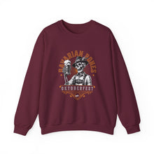 Load image into Gallery viewer, Bavarian Bones Crewneck Sweatshirt, Unisex Sweatshirt, Halloween Apparel, Fall Fashion, Cozy Layering Piece, Gift for Friends

