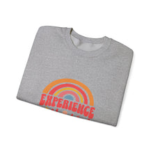 Load image into Gallery viewer, Experience is the Best Teacher Crewneck Sweatshirt, Teacher Gift, Cozy Layer, Inspirational Clothing, Educational Apparel
