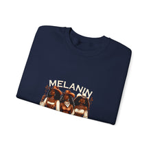 Load image into Gallery viewer, Melanin Magic Sweatshirt - Celebrating Diversity, Perfect Gift for Friends, Cozy Layer, Unisex Fashion, Fall/Winter Wear
