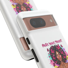 Load image into Gallery viewer, Inspirational Phone Case, Pray Wait Trust God Has a Plan, Spiritual Gift, Motivational Decor, Faith-Based Accessory
