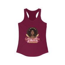 Load image into Gallery viewer, Tank Top, Gods Favorite Baddie, African American Woman, Black Princess, Black History, Self Love, Women's Racerback Tank
