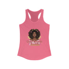 Load image into Gallery viewer, Tank Top, Gods Favorite Baddie, African American Woman, Black Princess, Black History, Self Love, Women's Racerback Tank
