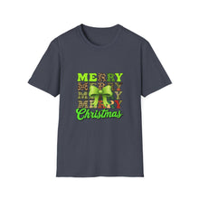 Load image into Gallery viewer, Merry Christmas Unisex T-Shirt, Holiday Apparel, Festive Tee, Gift for Her/Him, Christmas Party Shirt
