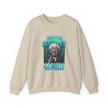Load image into Gallery viewer, Genius Sweatshirt, Unisex Crewneck, Funny Gift for Science Lovers, Chill Vibe, Birthday Present, Casual Wear
