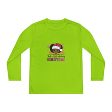 Load image into Gallery viewer, Christmas Kids Long Sleeve Tee, Just A Girl Who Loves Holiday Shirt, Children's Gift, Festive Youth Top, Winter Apparel
