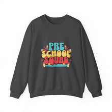 Load image into Gallery viewer, Pre-School Squad Sweatshirt, Kids Crewneck, Fun Family Apparel, Back to School Gift, Comfortable Everyday Wear
