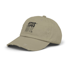 Load image into Gallery viewer, Unisex Distressed Cap - Jesus Did It Hat, Casual Fashion, Faith-Based Gift, Religious Accessory, Everyday Wear
