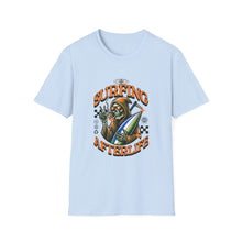 Load image into Gallery viewer, Surfing Afterlife T-Shirt, Unisex Graphic Tee, Beachwear, Gift for Surfers, Casual Summer Style, Unique Statement Shirt
