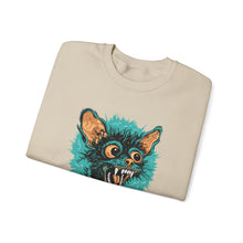 Load image into Gallery viewer, Cozy Halloween Sweatshirt, Beastly Fear Crewneck, Unisex Fall Apparel, Spooky Season Fashion, Halloween Gift Idea
