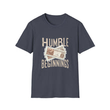Load image into Gallery viewer, Humble Beginnings Unisex Softstyle T-Shirt, Inspirational Tee, Motivational Gift, Casual Wear, Everyday Apparel, Trendy Shirt
