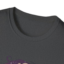 Load image into Gallery viewer, Halloween Rebel Skull Tee, Unisex T-Shirt, Softstyle Graphic Shirt, Halloween Costume, Fall Apparel, Gift for Him/Her
