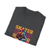 Load image into Gallery viewer, Retro Skater Unisex T-Shirt - Perfect for Skate Lovers, Streetwear, Casual Wear, Gift for Him/Her, Summer Fashion

