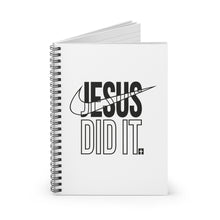 Load image into Gallery viewer, Jesus Did It Spiral Notebook - Inspirational Journal for Christians, Gift for Easter, Church Note-taking, Motivational Writing
