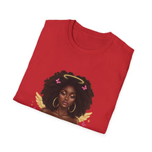 Load image into Gallery viewer, Gods Favorite Baddie Unisex T-Shirt, African American Woman Tee, Black Princess Shirt, Black History Gift, Self Love Apparel
