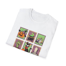 Load image into Gallery viewer, Spooky Halloween T-Shirt for Adults, Unisex Softstyle Tee, Perfect for Halloween Parties, Trick-or-Treat, Costume Wear, Fall Fashion
