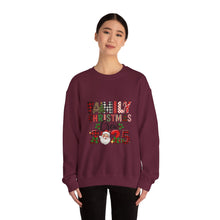 Load image into Gallery viewer, Festive Family Christmas Sweatshirt - Perfect for Holiday Gatherings, Family Photos, Gift, Cozy Wear, 2025 Style
