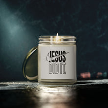 Load image into Gallery viewer, Jesus Did It Scented Candles | Motivational Candle, Relaxation Gift, Home Decor, Inspirational Gift, Spiritual Candles
