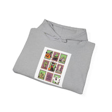 Load image into Gallery viewer, Botanical Collage Hoodie - Cozy Unisex Heavy Blend Sweatshirt, Gifts for Plant Lovers, Nature Lovers, Eco-Friendly Fashion, Unique Artwork
