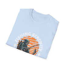Load image into Gallery viewer, Unisex Fishing Serenity T-Shirt, Relaxed Life Tee for Fishing Enthusiasts, Outdoor Lover Gift, Casual Wear, Birthday Present, [...]
