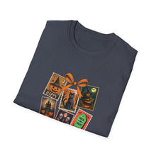 Load image into Gallery viewer, Halloween-Themed Unisex Softstyle T-Shirt, Spooky Graphic Tee, Trick or Treat Shirt, Fall Festival Apparel, Ghostly Vibe Wear
