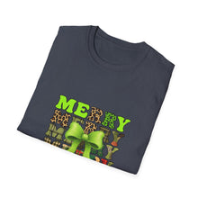 Load image into Gallery viewer, Merry Christmas Unisex T-Shirt, Holiday Apparel, Festive Tee, Gift for Her/Him, Christmas Party Shirt
