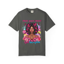 Load image into Gallery viewer, Pray Wait Trust T-Shirt, Inspirational Tee, Faith Shirt, Unique Gift, Spiritual Apparel, God Has a Plan Top
