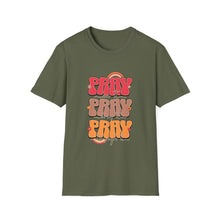Load image into Gallery viewer, Funny Bible Quotes Unisex Softstyle T-Shirt, Pray, Pray - Humorous Christian Tee, Religious Gift, Bible Verse Shirt, Church Attire,
