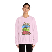Load image into Gallery viewer, Curiosity Passion Crewneck Sweatshirt - Motivational Gift for Students, Education Inspiration, Cozy Unisex Sweater, Unique Teacher [...]
