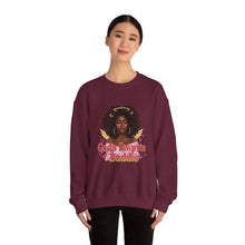Load image into Gallery viewer, Black History African American Woman Gods Favorite Baddie Sweatshirt, Black Princess Self Love Crewneck Pullover, Unisex Heavy Blend Jumper,
