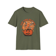 Load image into Gallery viewer, Halloween Pumpkin Unisex T-Shirt | Festive Tee for Fall, Spooky Season Wear, Casual Halloween Outfit, Trick or Treat Shirt, Gift for [...]
