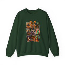 Load image into Gallery viewer, Halloween Pumpkin Sweatshirt, Cozy Fall Crewneck, Unisex Sweatshirt, Seasonal Fashion, Trick or Treat Top, Halloween Gift
